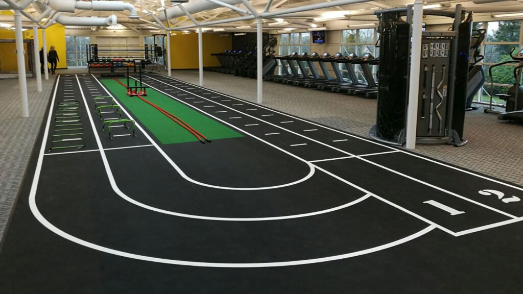 Gym floor mats for exercise