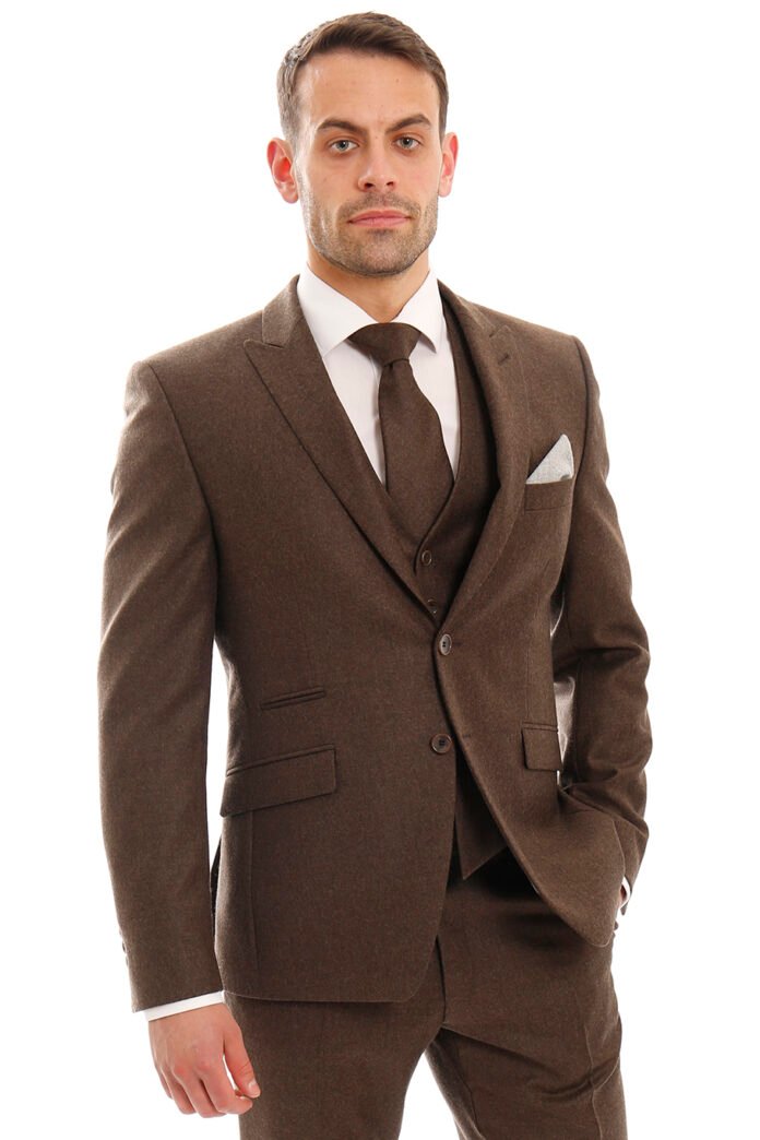 Secrets Of A Perfectly Fitted Light Brown Flannel Suit