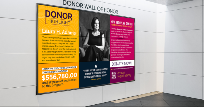 Virtual Donor Wall