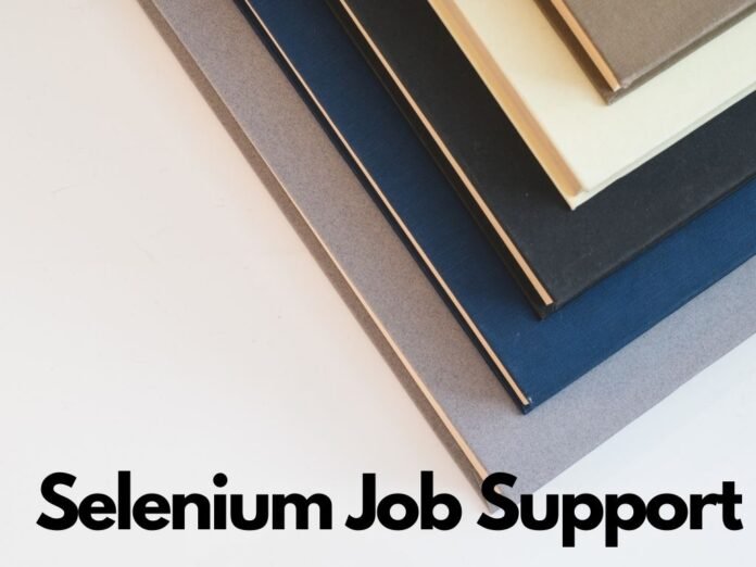 Selenium job support