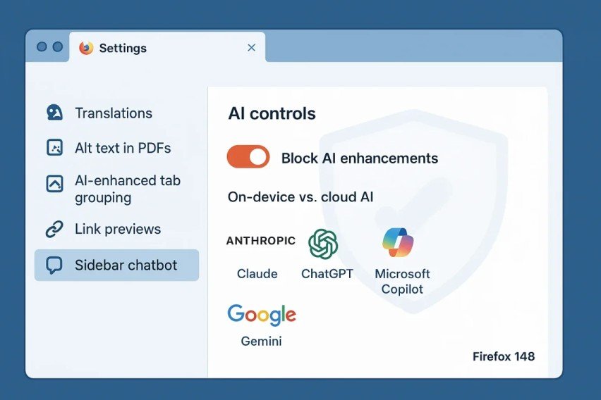 Visual Overview of the AI Controls Menu